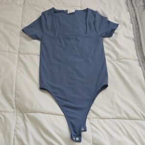Dynamic Blue Womens Short-Sleeve One-Piece Bodysuit